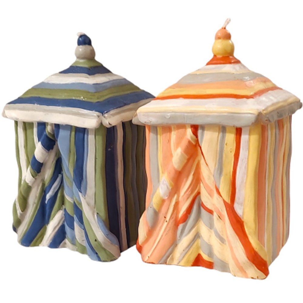 2 Beach Hut Tent Candles, $10 per Candle